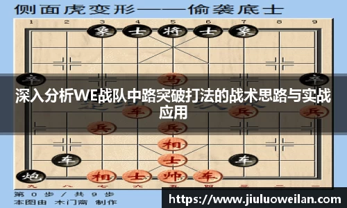 深入分析WE战队中路突破打法的战术思路与实战应用